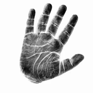 Handprint keepsake